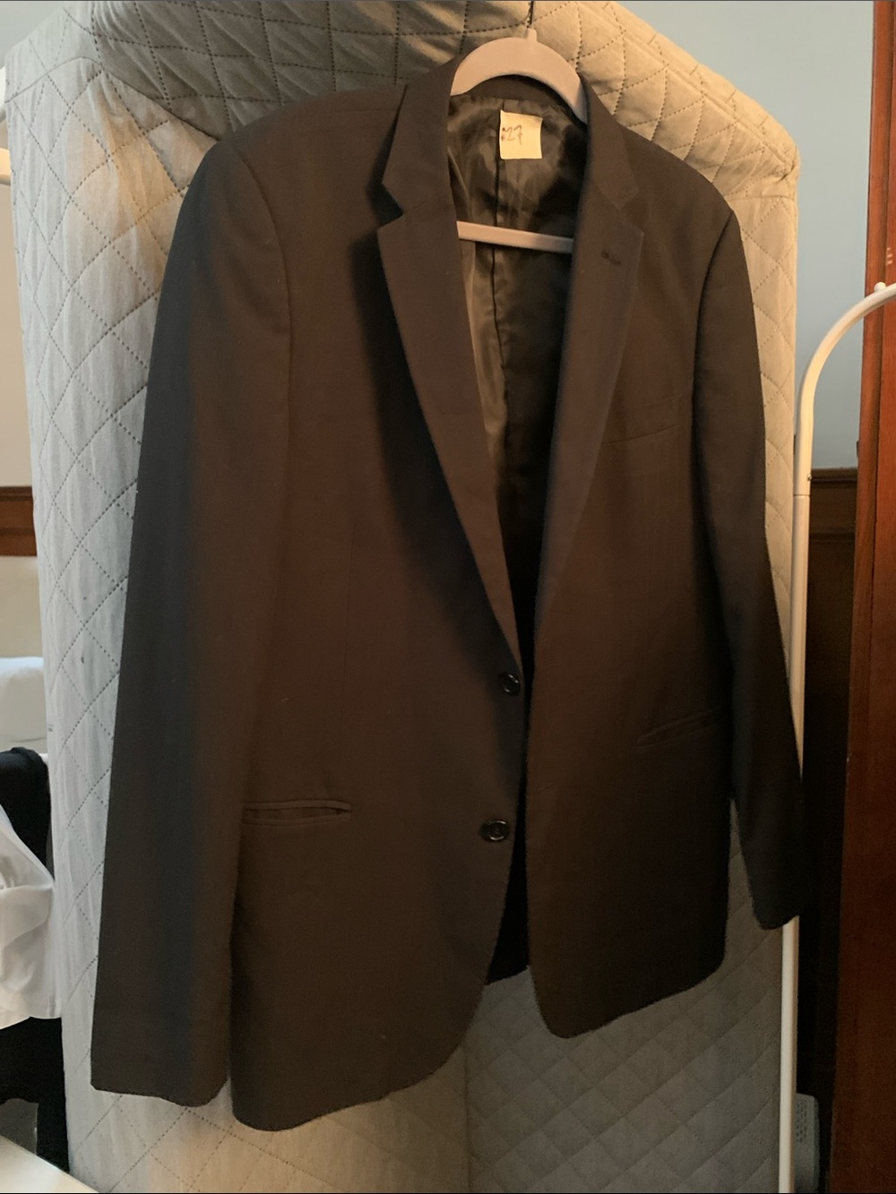 Men's Black Two-Button Blazer - Tailored Sport Coat